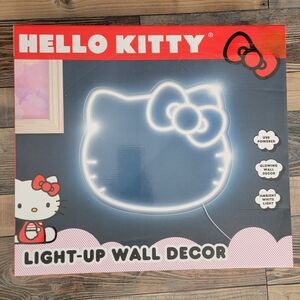 Hello Kitty Light-Up Wall White Glow Decor Interior Gift Addition to Collection